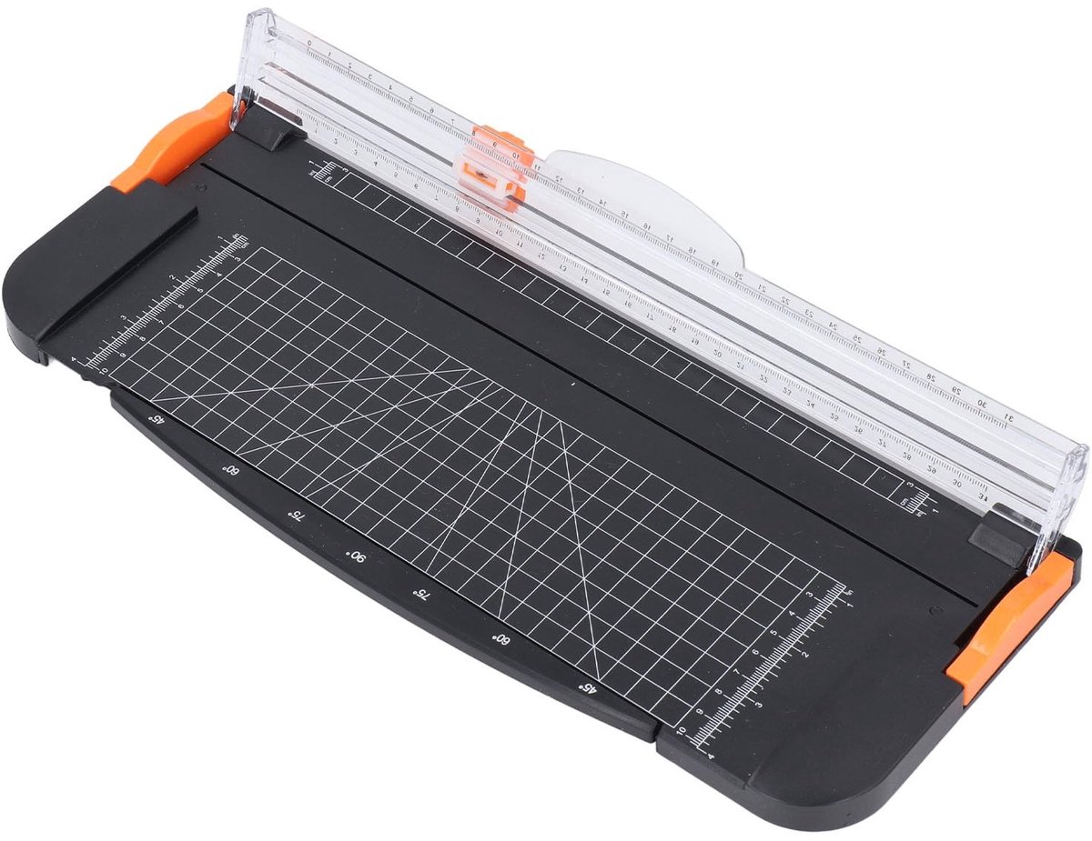 Dailygoods- Papiersnijder A4 - Snijcapaciteit 10 Vellen - Automatische Veiligheidsgarantie - Bidirectionele Messen - Lichtgewicht - Compact Ontwerp - Papiertrimmer