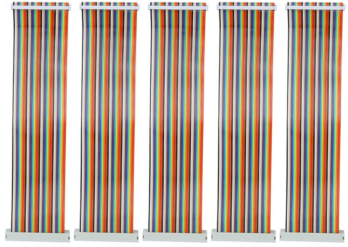 Dailygoods- GPIO Kabel 20cm - 40pin - Man/Vrouw - Uitbreiding - Accessoires - Voor T-board/Breadboard - Kabelset