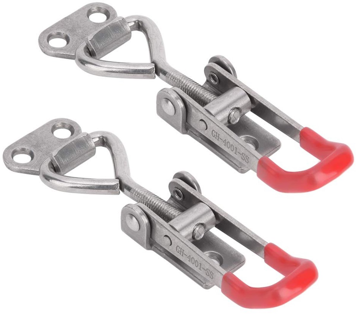 Dailygoods- Tuimelklem 150kg Klemkracht - 304 Roestvrij Staal - Verstelbaar - Slijtvast - Eenvoudig te Installeren - Plaatdikte 2mm - Klem