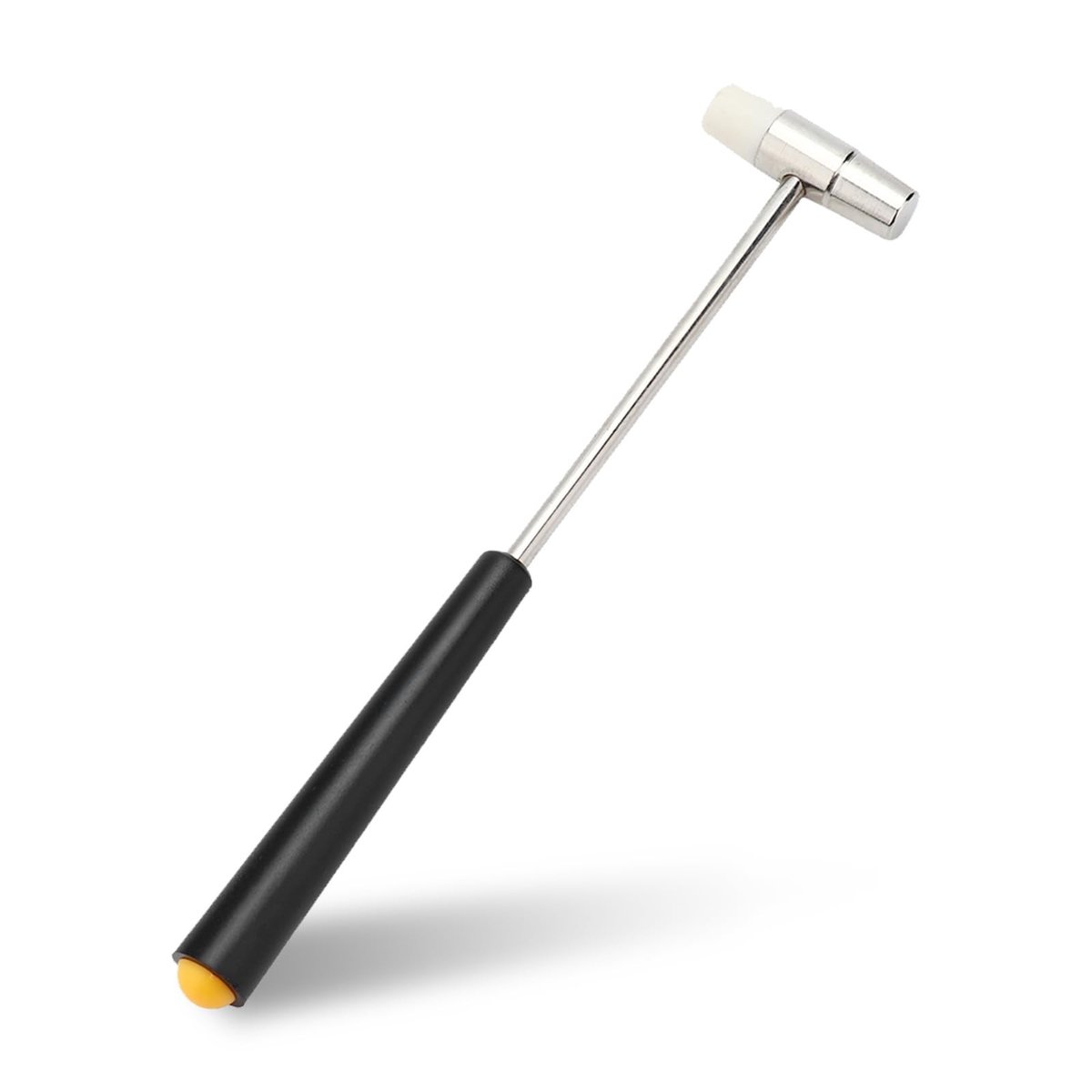 Dailygoods- Horlogereparatiehamer dubbele kop - Draagbare Horlogebandhouder - Reparatiegereedschap - Hamer met Rubberen Kop - Materiaal: ABS/Staal - Lengte: 19 cm - Horlogemakershamer