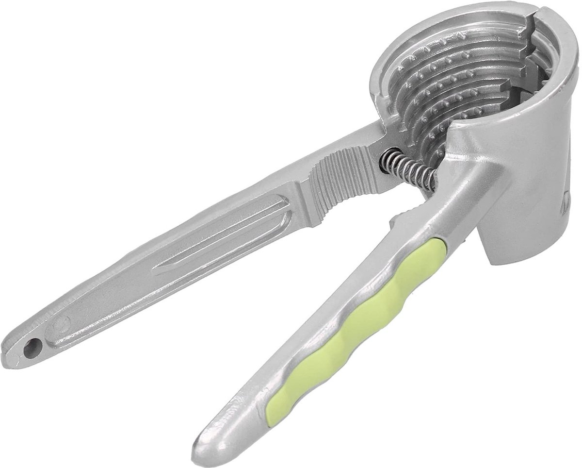 Dailygoods- Notenkraker Heavy Duty - Walnotenkraker - Notenopener - Geschikt voor Pecan/Hazelnoten - Aluminium + Kunststof - Uniek ontwerp met verschillende diameters