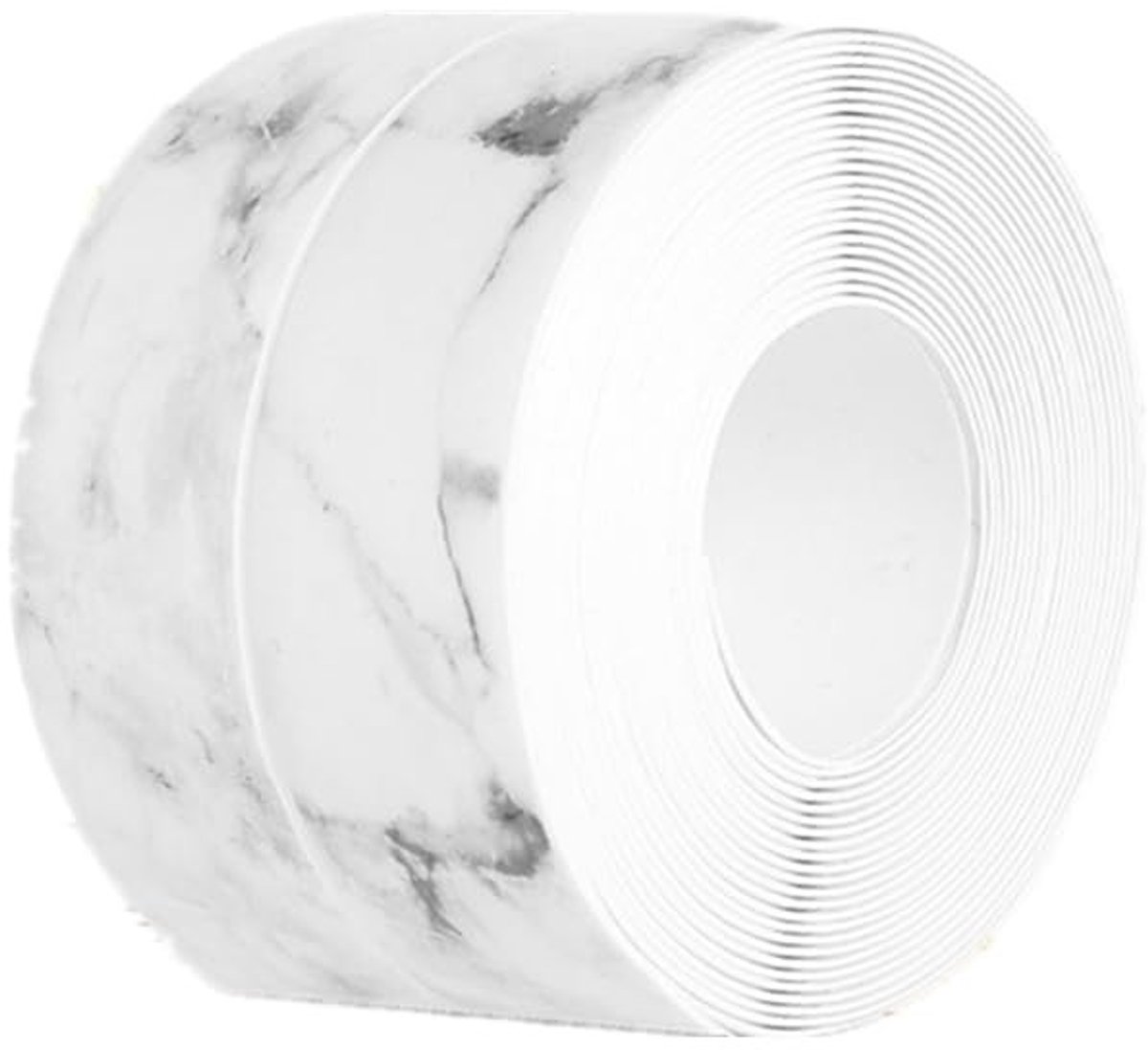 Dailygoods- Plint 5 m - Zelfklevend - Waterdicht - PVC - Flexibel - 38 mm - Voor keuken/badkamer - Afdichtingstape