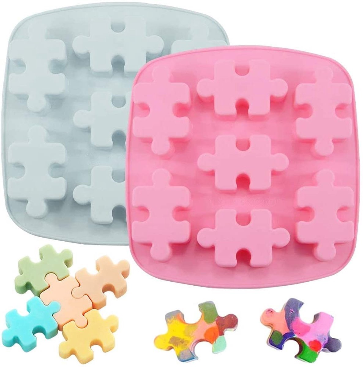 Dailygoods- Siliconen Vormen - 7-Holle Antiaanbak Bakvormen - Multifunctioneel - Herbruikbaar - Geschikt voor Magnetron/Oven - Vaatwasserbestendig - Bakvorm