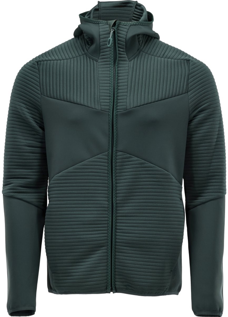 Mascot Customized Fleece capuchontrui met rits 22603-681 - Bosgroen - XS