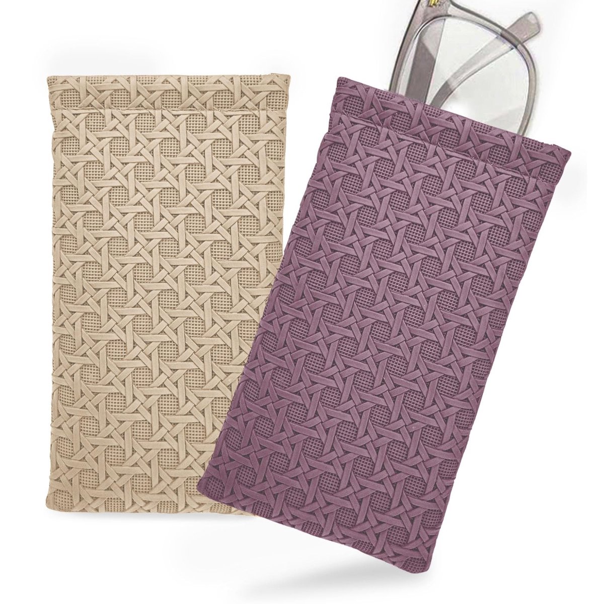 Dailygoods- Brillenkoker Waterdicht - Leren Beschermhoes - Draagbaar - Zacht PU Leer - Voor Meerdere Kleuren - Praktisch Ontwerp - Brillendoos