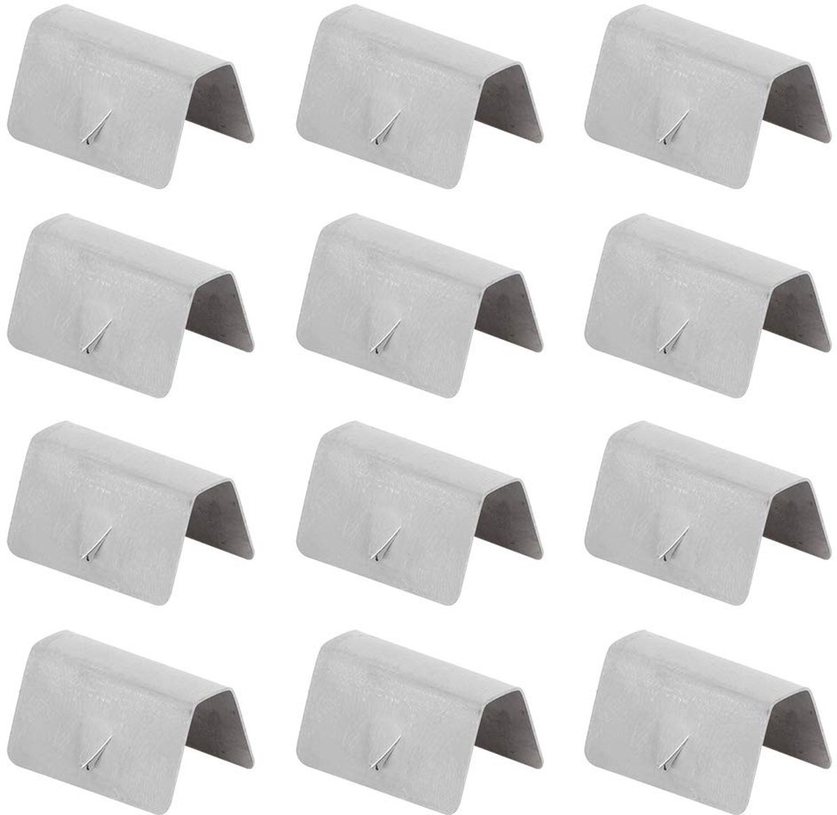 Dailygoods- Winddeflector Clips 12 Stuks - Bevestigingsclips Auto - Roestvrij Staal - Klemmen - Hoogwaardige Kwaliteit - Uitstekende Prestaties