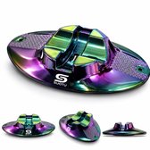Suotu standaard step - Stuntstep/kinderstep Standaard - Step Stand Fit Meest Major Steps - Anti-slip - Regenboog