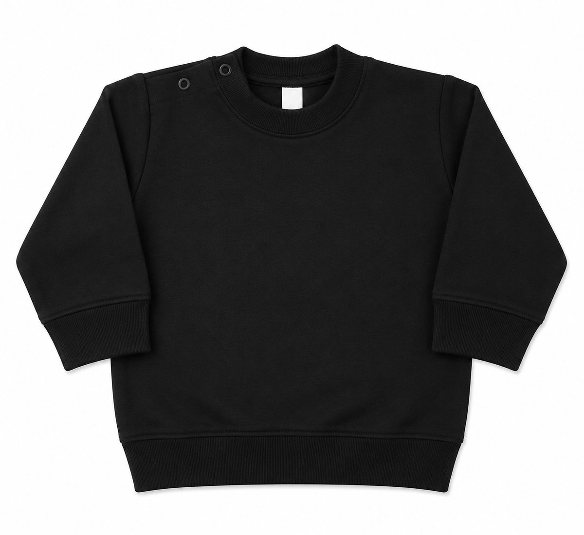 Mooie baby trui sweater in het zwart voor jongens en meisjes met lange mouwen maat 74