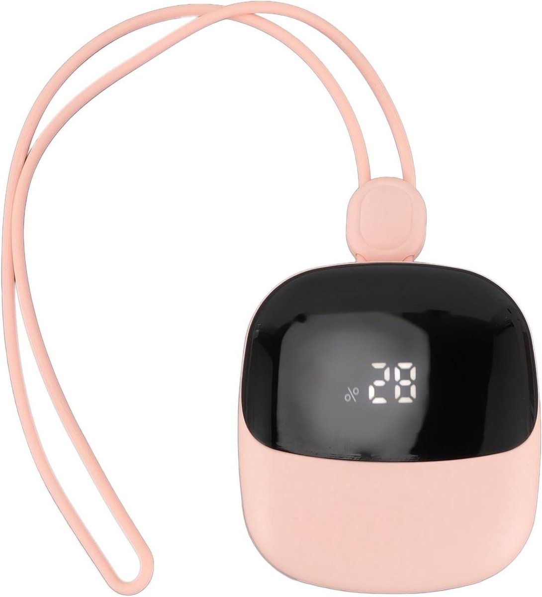 Draagbare Ventilator - Nek Ventilator - Persoonlijke Koeling - 3 Snelheden - 10x7x5 cm - Roze