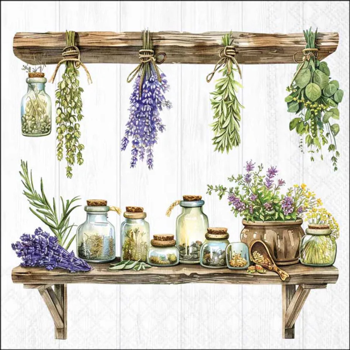 Servetten 33 Herb kitchen FSC Mix