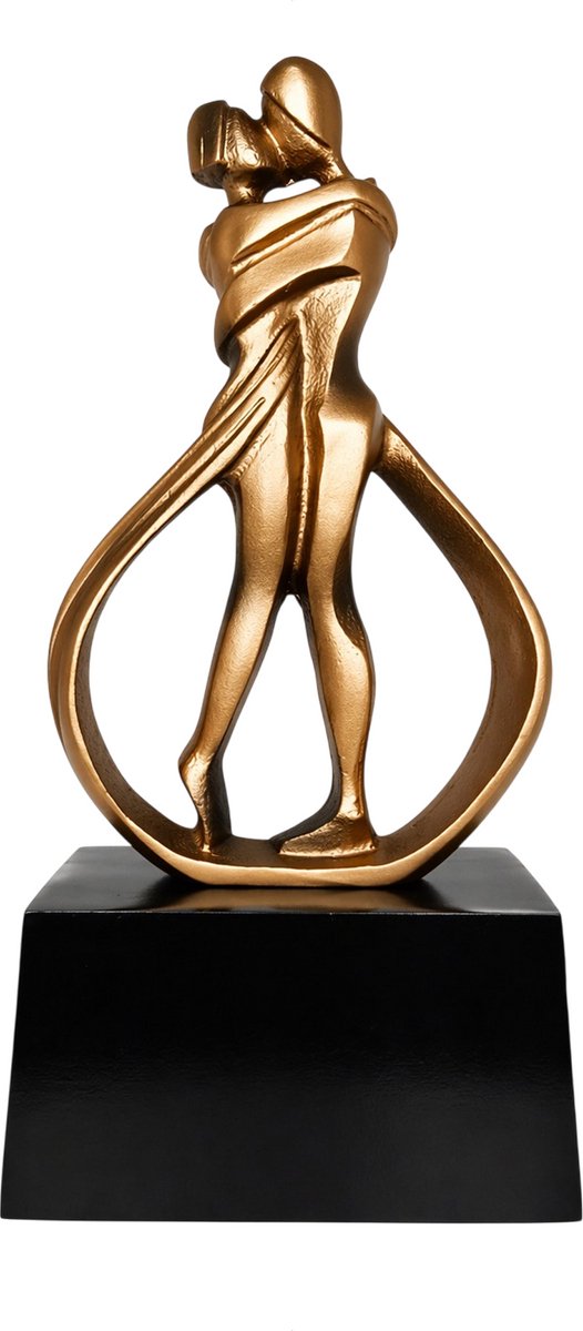 Kunst As Urn - 1 Liter - Forever Together - Sculptuur - Handgemaakte urn - Urn - Crematie Urn - Uniek - Voor Huisdieren of Menselijk As - Crematie As - Decoratie Urn