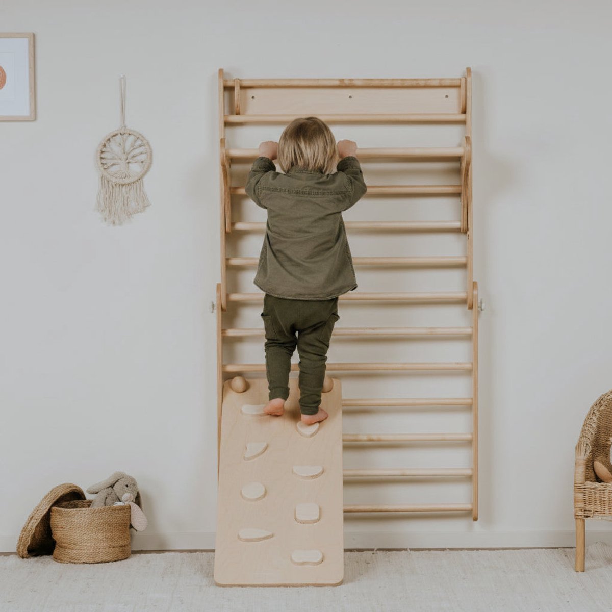 Plank voor klimrek - Naturel