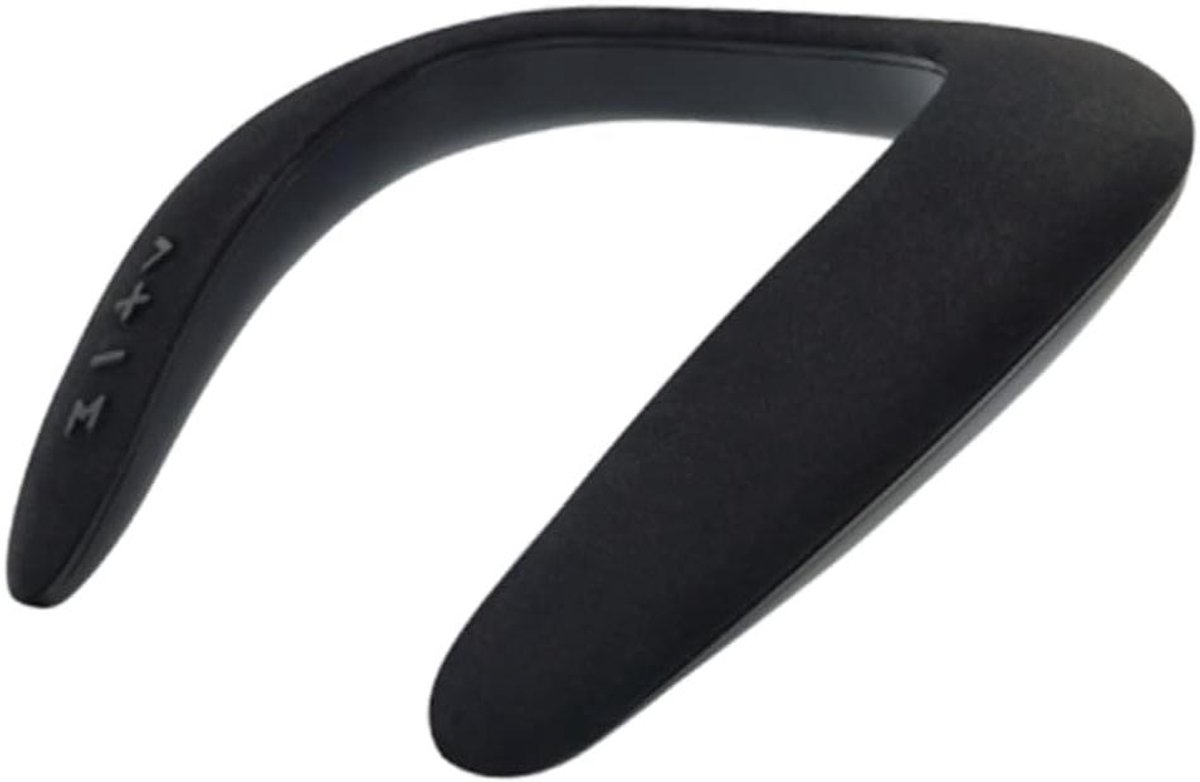 Hals Speaker - Draagbare Speaker - Muziek Luisteren - Ergonomische Vorm - 23 x 18 x 4 cm - Zwart