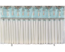 32"-75" Indoor TV Cover, Zacht Polyester Smart Televisie Set Cover Slaapkamer Woonkamer Decoratie Stofhoes/Groen / 58"