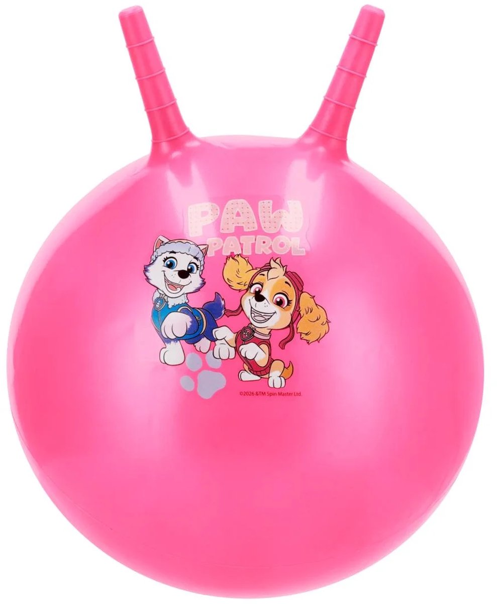 LUPILU Skippybal Paw patrol Roze met 2 handvatten - + 1,5 jaar - 45 cm - inclusief handpomp