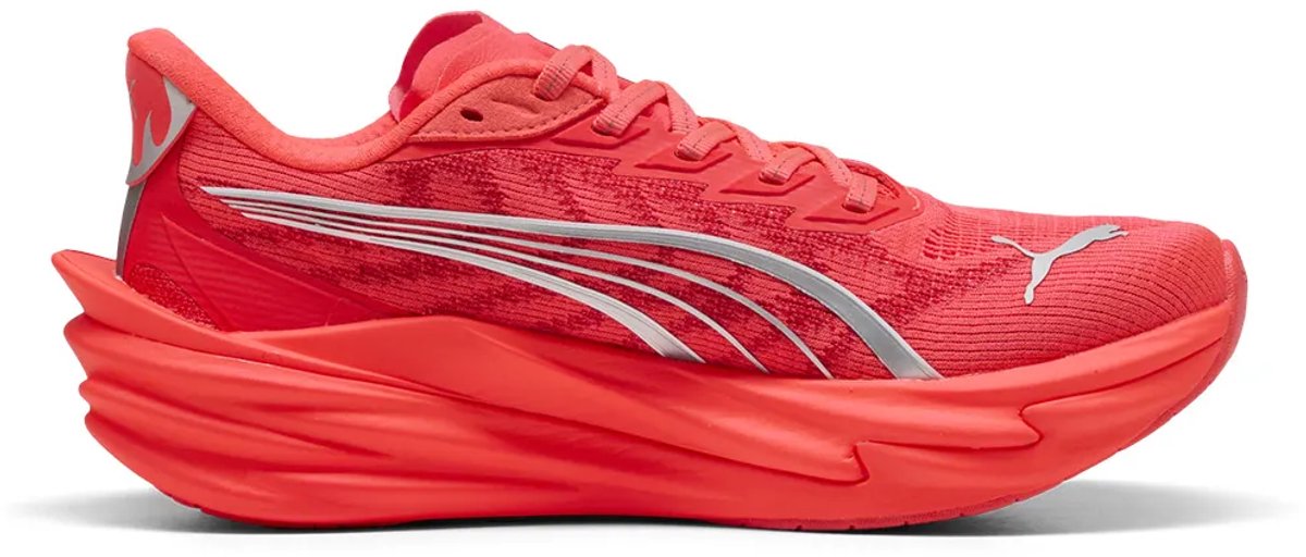 Puma Deviate Nitro 4 Hardloopschoenen 1/2 Vrouw Zilver