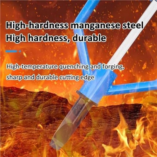 Handmatige Houtklover - Hout Splijter - Brandhout Maken - Traagheid & Zwaartekracht - 94 cm Lengte - Grijs — afbeelding 3
