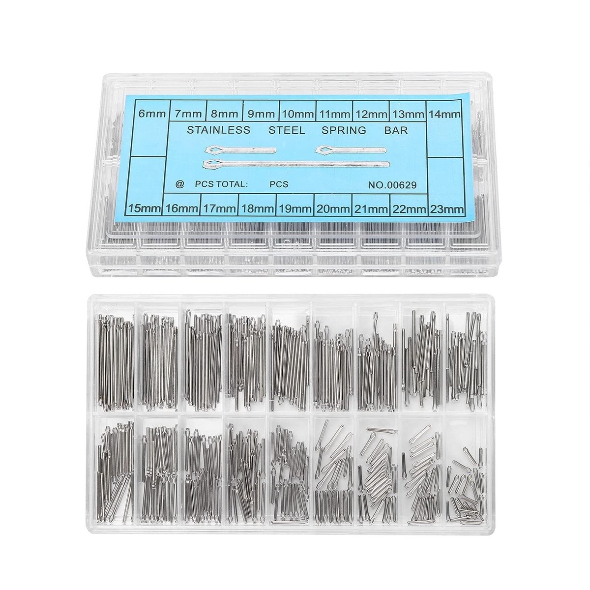 Dailygoods- Horloge Pen 360-delige Set - Roestvrij Stalen Reserveonderdelen - Horloge Gereedschap - Horloge Reparatie - Opbergdoos - 18 Maten