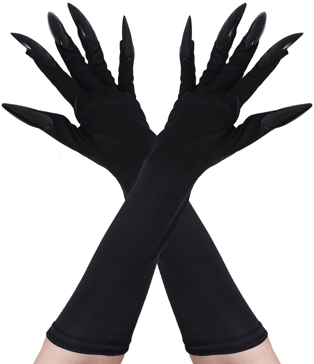 Dailygoods- Handschoenen Kostuum - Lange Nagel/Halloween - Cosplay Rekwisieten - Lichtgewicht/Duurzaam - Geschikt voor Dierenkostuums - Kostuumhandschoenen