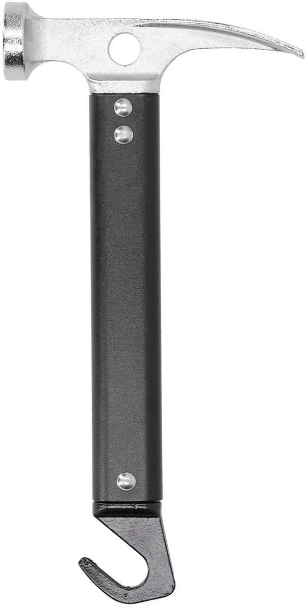 Dailygoods- Camping Hamer Stevig - Outdoor Mallet - Lichtgewicht Aluminium - Antislip Grip - Duurzaam - Ideaal voor Tentstaken - Kampeerhamer