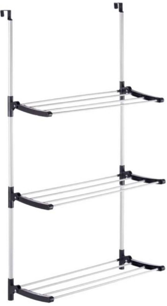 Folding clothes line For hanging Metal Plastic (65,5 x 29 x 129 cm)
