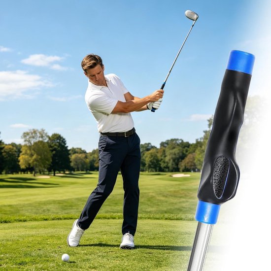 Golf Hand Trainer - Grip Correctie - Swing Verbetering - Spiergeheugen Opbouw - Universeel - Blauw van GOLF — afbeelding 2