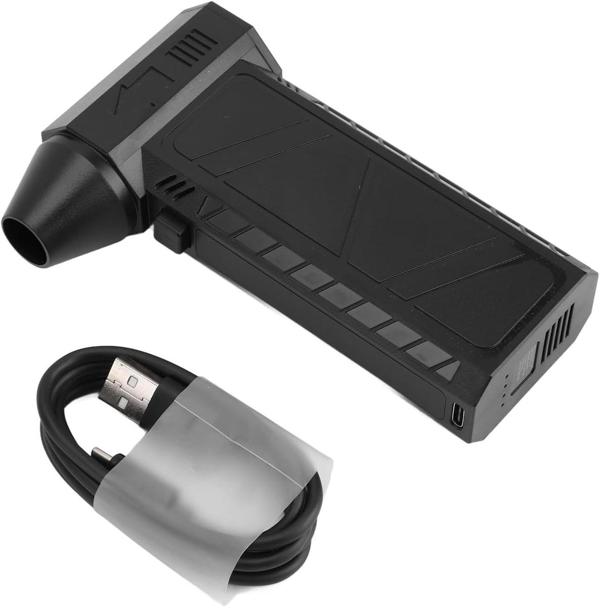 Turbo Ventilator - Krachtige Blazer - Snelle Koeling - 130.000 RPM Motor - 17 x 11 x 5 cm - Grijs