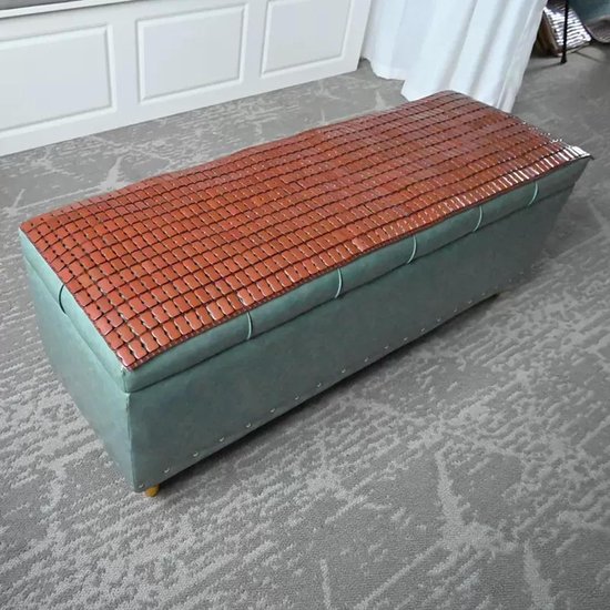 Bamboe Matras - Koelmat Zomer - Verkoelend Slapen - Natuurlijk Materiaal - 135x200cm - Natuurlijk — afbeelding 4