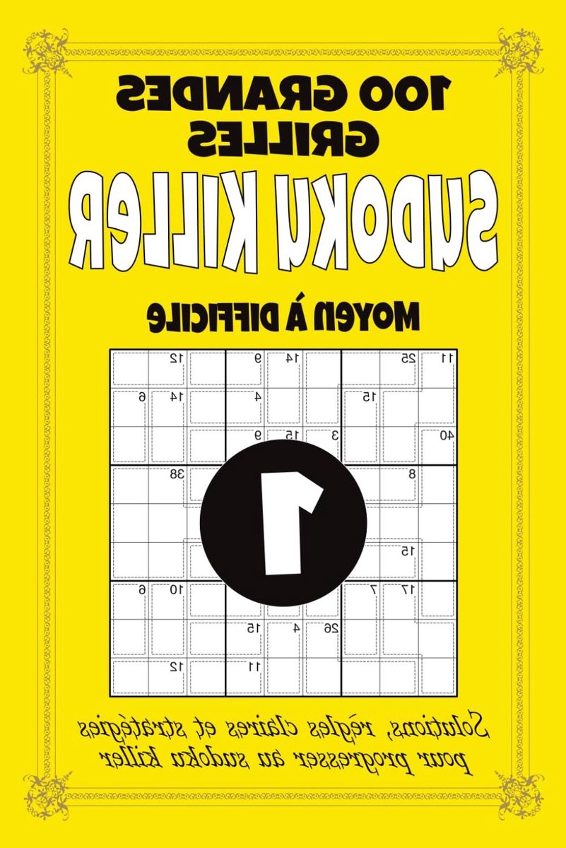 Sudoku Killer Boek - Logische Puzzels - Hersenkrakers Oplossen - Progressieve Moeilijkheid - 100 Grilles - Niet Van Toepassing