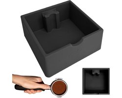 Afvalemmer Koffie - Klopbox Espresso - Koffiedik Verwerken - Geluidsreducerend Ontwerp - 15 Liter Inhoud - Zwart
