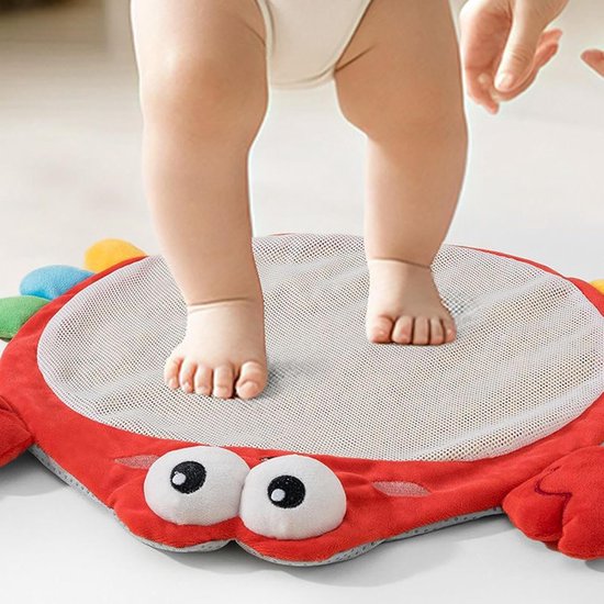 Kalmerend Kinderspeelgoed - Krab Knuffel - Baby Ontspannen - Zachte Aanraakfeedback - 33 x 28 x 3 cm - Niet gespecificeerd — afbeelding 3