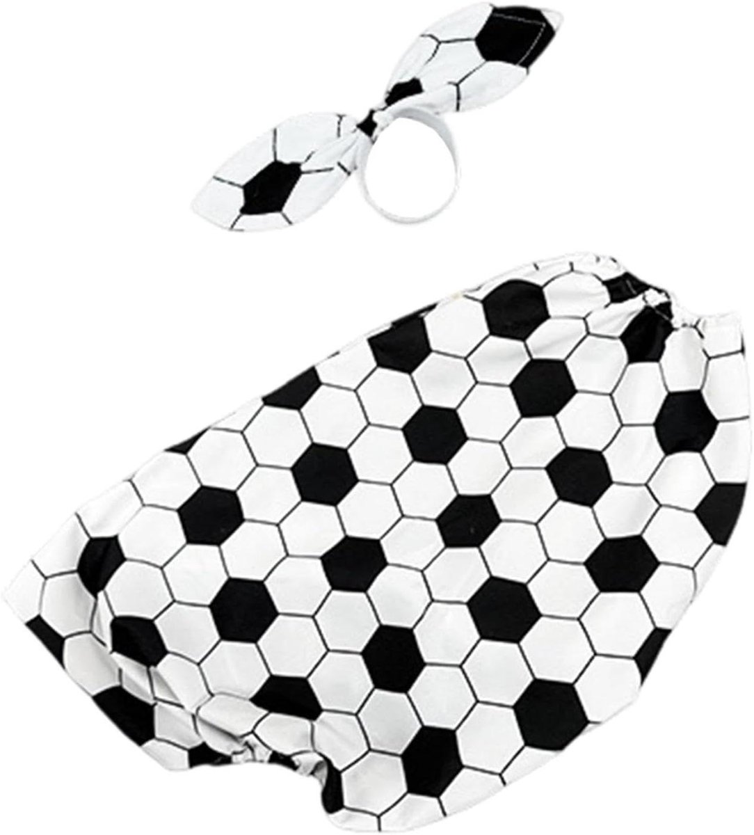 Ganzenkleding Outfit - Tuinbeeld Decoratie - Buiten Decoreren - Voetbal Thema Design - 58 cm - Meerkleurig