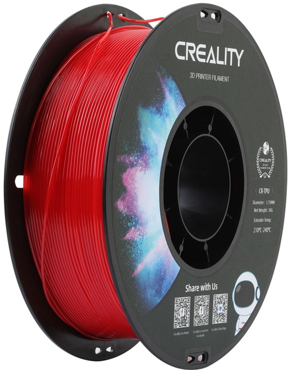Creality Tpu-Filament Voor Printer 1,75 Mm Stabiel En Flexibel Voor 3D-Printen