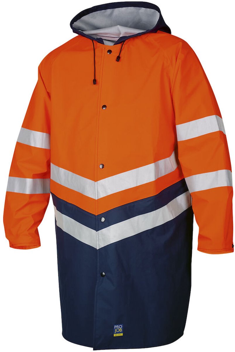 ProJob 6403 LANGE SIGNALISATIEREGENJAS EN ISO 20471 KLASSE 3 646403 - Oranje - 4XL