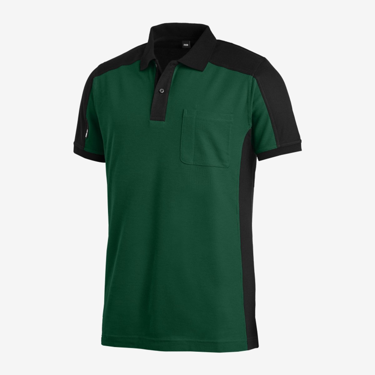 FHB KONRAD Poloshirt 91490 - Groen-Zwart - 4XL