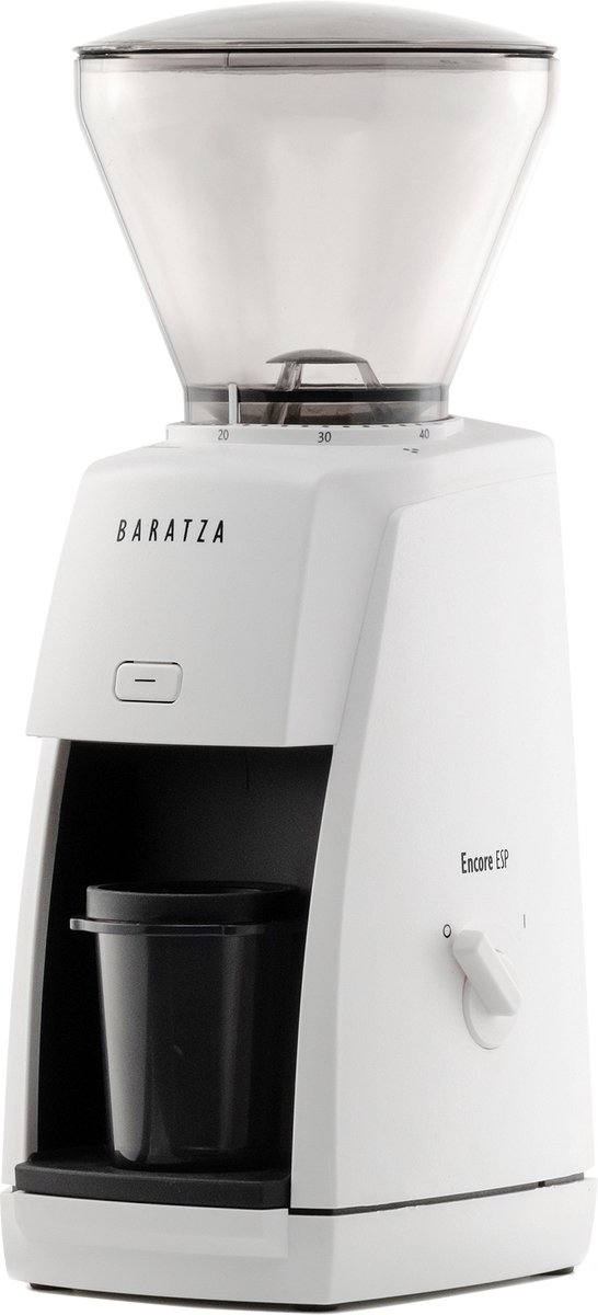 Baratza Encore - Elektrische koffiemolen - Kegelvormige braammolen - 40 maalstappen - Wit