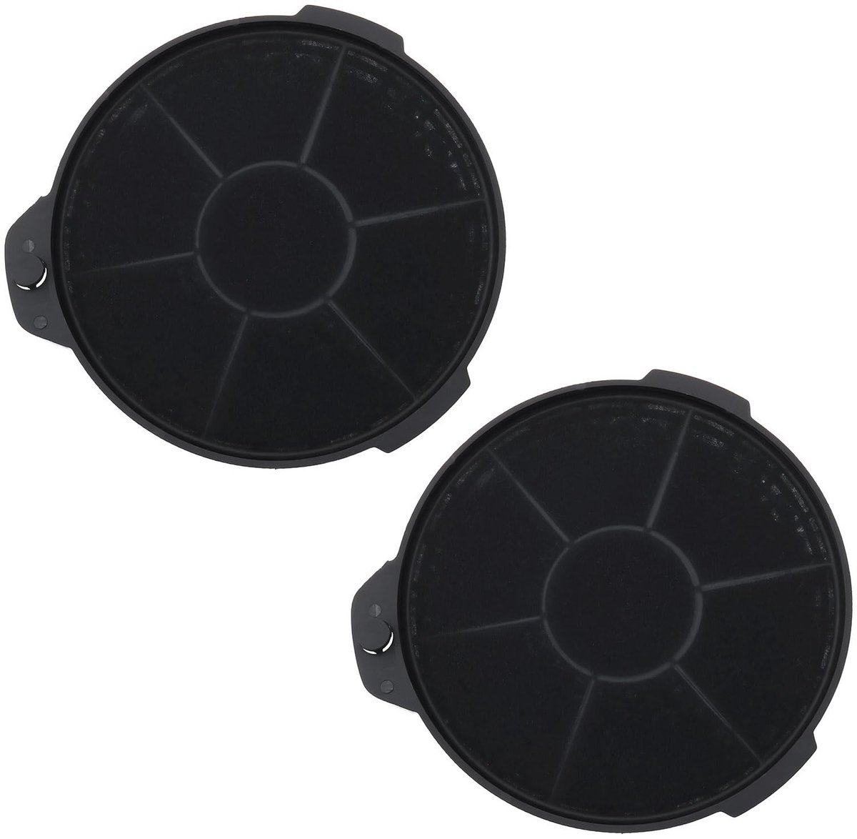 Dailygoods- Afzuigkapfilter - 2 Stuks - Actieve Kool - 144x132x25mm - Compatibel met B&Q/CATA/COOKE & LEWIS - Geurabsorberend - Eenvoudig te installeren - Filter