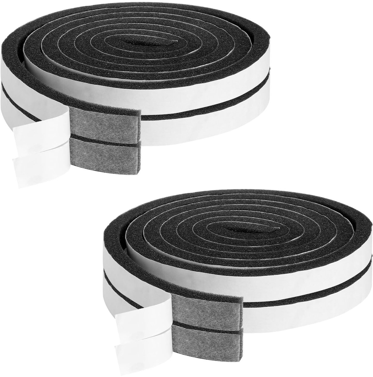 Dailygoods- Afdichtingstape Waterdicht - 4 Rollen - 15 mm x 10 mm - Schuimstofband - Geluidsisolatie - Warmte-isolatie - Schuimstrip