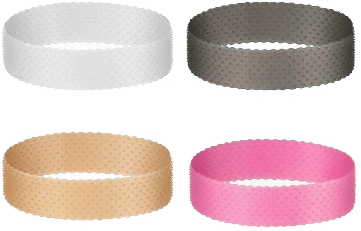 Dailygoods- Pruikhouders Antislip - Verstelbare Grip - Siliconen Banden - Discreet Accessoire - Ademend en Zweetbestendig - Gemakkelijk te Reinigen - Pruikband