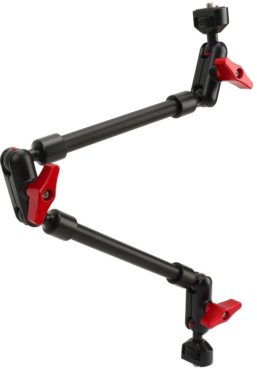 Dailygoods- Cameraklem 22 Inch - Scharnierende Arm - Verstelbare Verlengstang - Aluminium Constructie - 360 Graden Draaiing - Premium Stabiliteit - Cameraarm