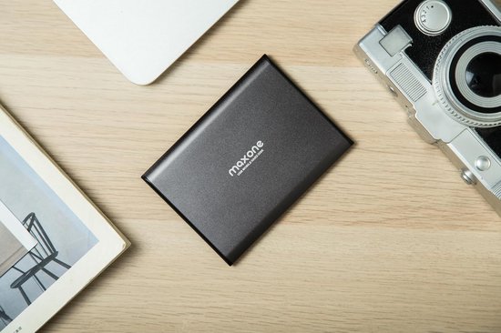 Externe Harde Schijf - Draagbare Opslag - Bestanden Opslaan - Ultradun Aluminium - 1 TB - Grijs — afbeelding 5