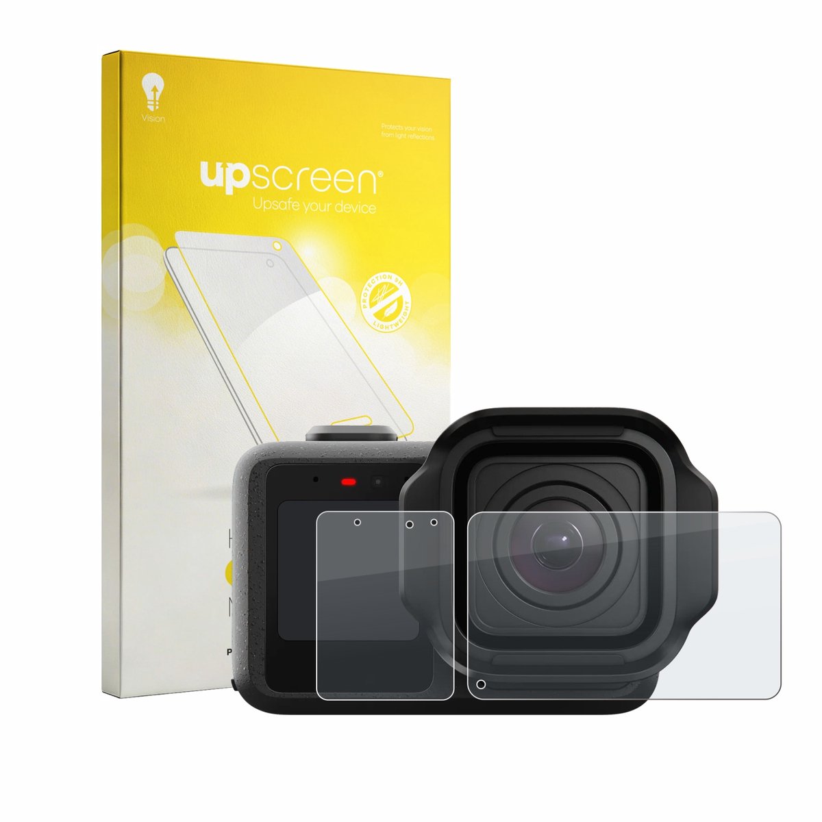 upscreen - Screenprotector voor GoPro Mission 1 - Folie Beschermfolie Beschermglas matte
