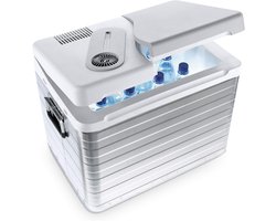 Mobicool Q40 AC/DC Portable Electric Aluminium Cooler Box, 39 Litres, 12 V and 230 V for Car, Truck, Boat, Motorhome and Socket, Aluminium Housing