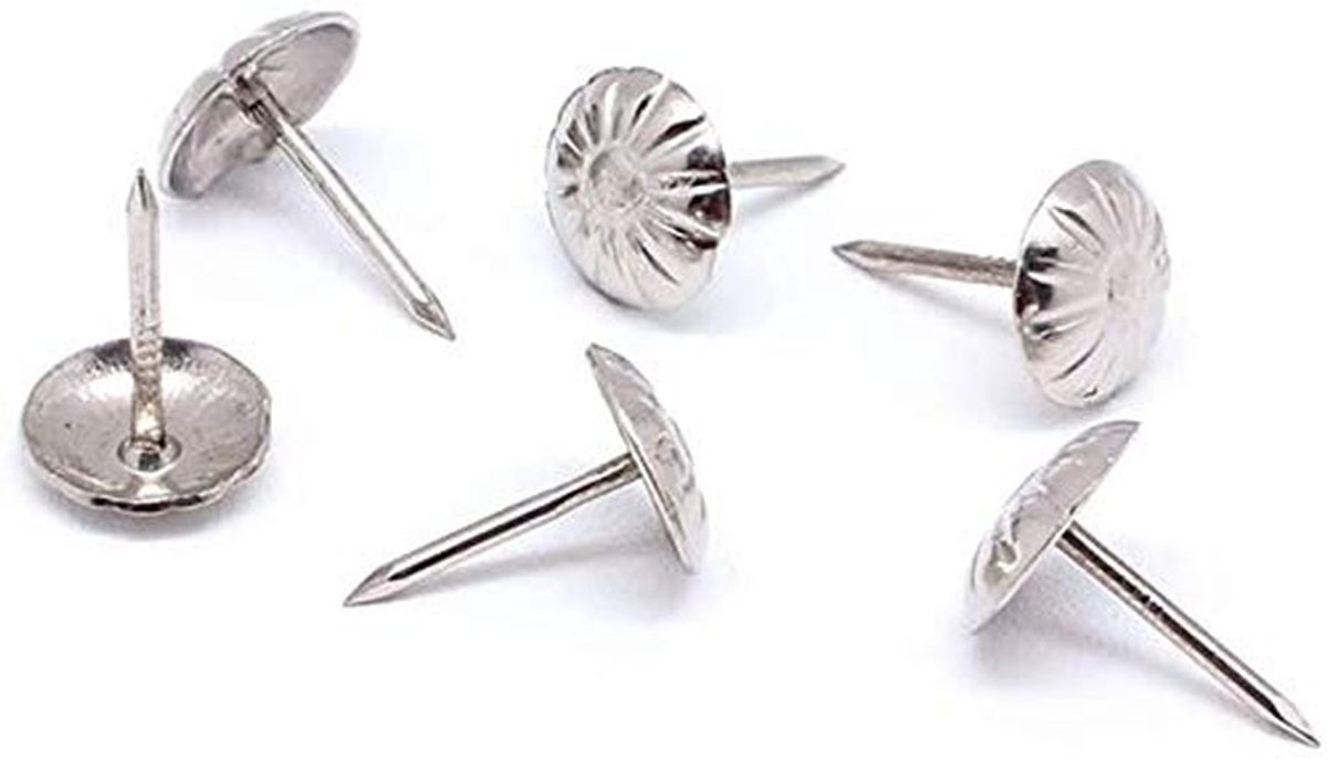 Dailygoods- Nagels 200 Stuks - Bekleding Nagels - Meubelnagels - Decoratieve Spijkers - Vintage Stijl - Hoogwaardig IJzermateriaal