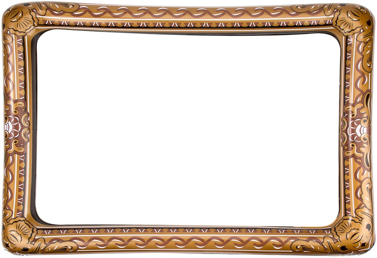 Dailygoods- Opblaasbare Fotolijst 46x67 cm - Selfiefotolijst - Feestdecoratie - Foto-rekwisieten - Herbruikbaar - PVC Materiaal - Selfiestand