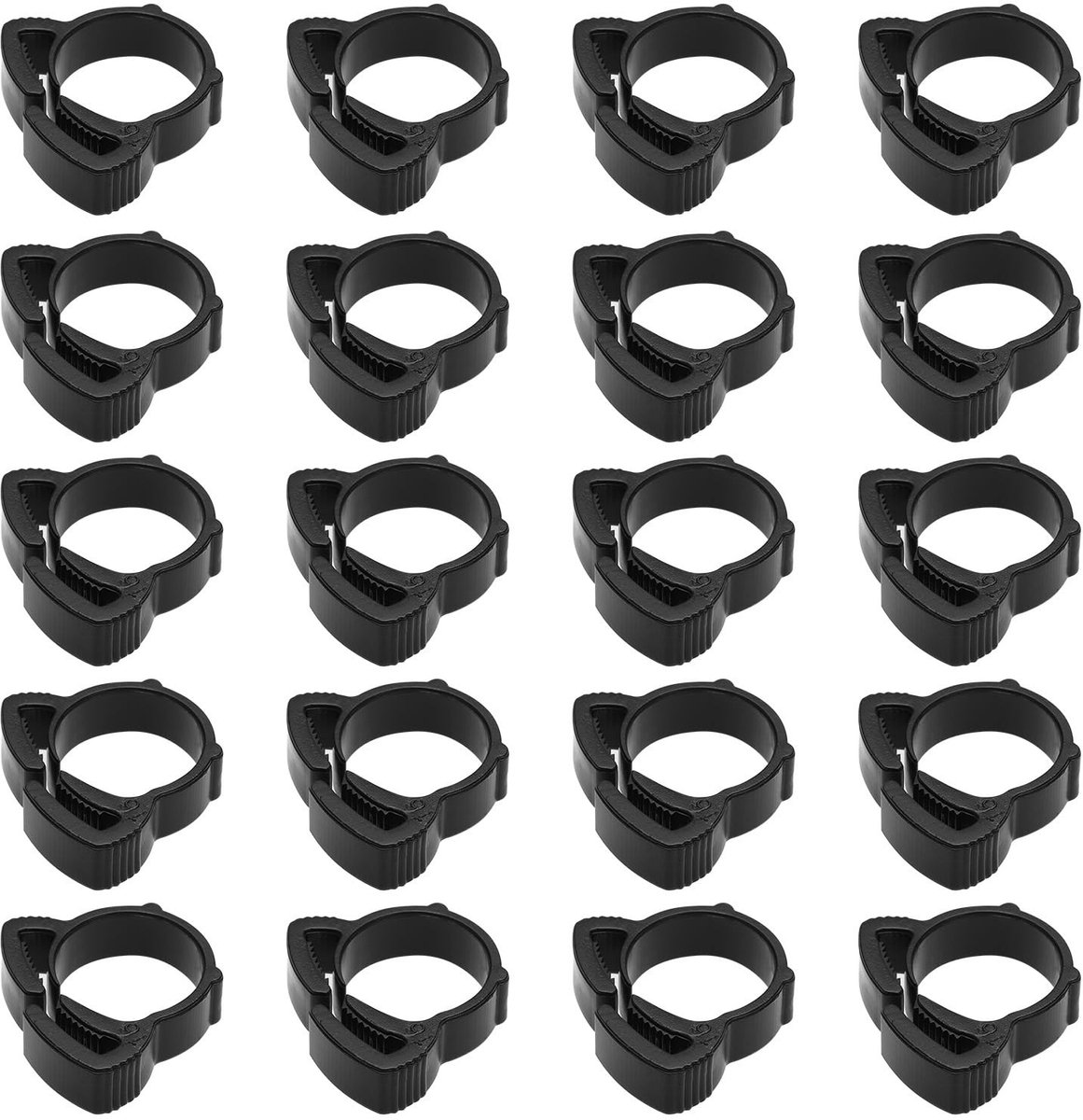 Dailygoods- Tuinslang Aansluiting 16 mm - 30 Stuks - Bevestiging Clips - Irrigatiesysteem - Duurzaam - Kunststof - Irrigatieklem