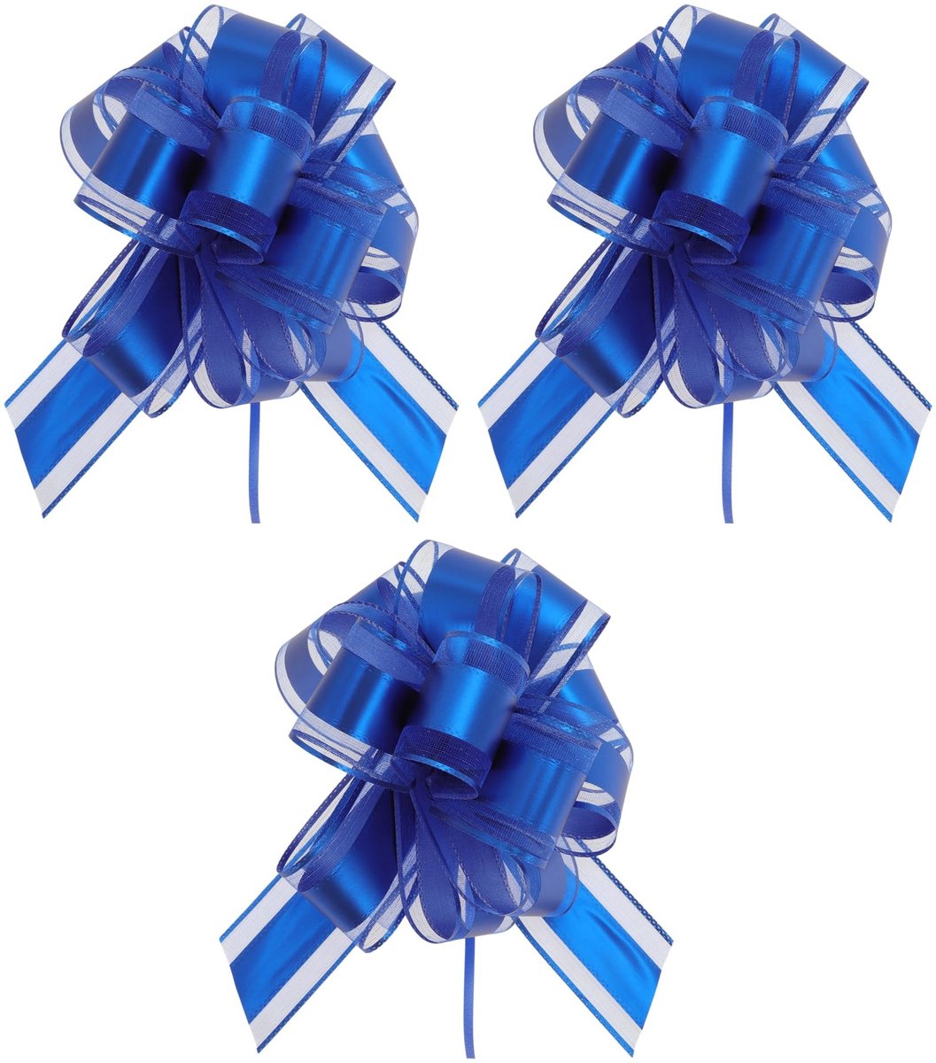 Dailygoods- Geschenkstrikken 3x - Matte Strikken - Decoratieve Strikken - Bruiloften/Verjaardagen - Geschenkmanden - Duurzaam Ontwerp - Cadeauband