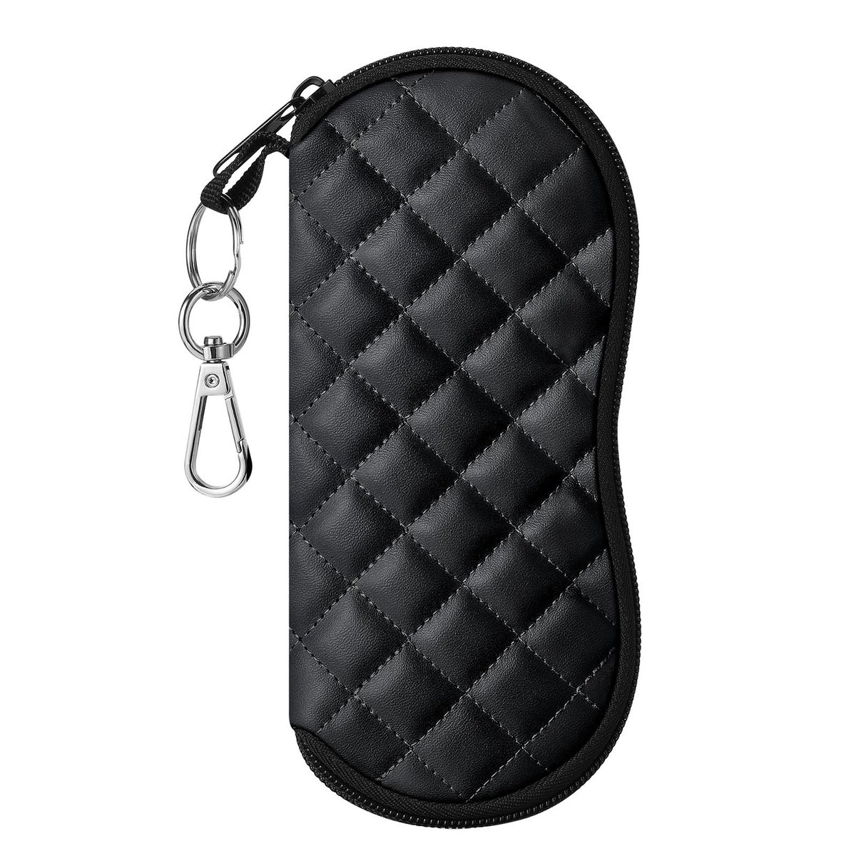 Dailygoods- Brilhoes Zacht - Neopreen Zippered - Voor Zonnebrillen - Met Clip - Antislip - Lichtgewicht - Schokbestendig