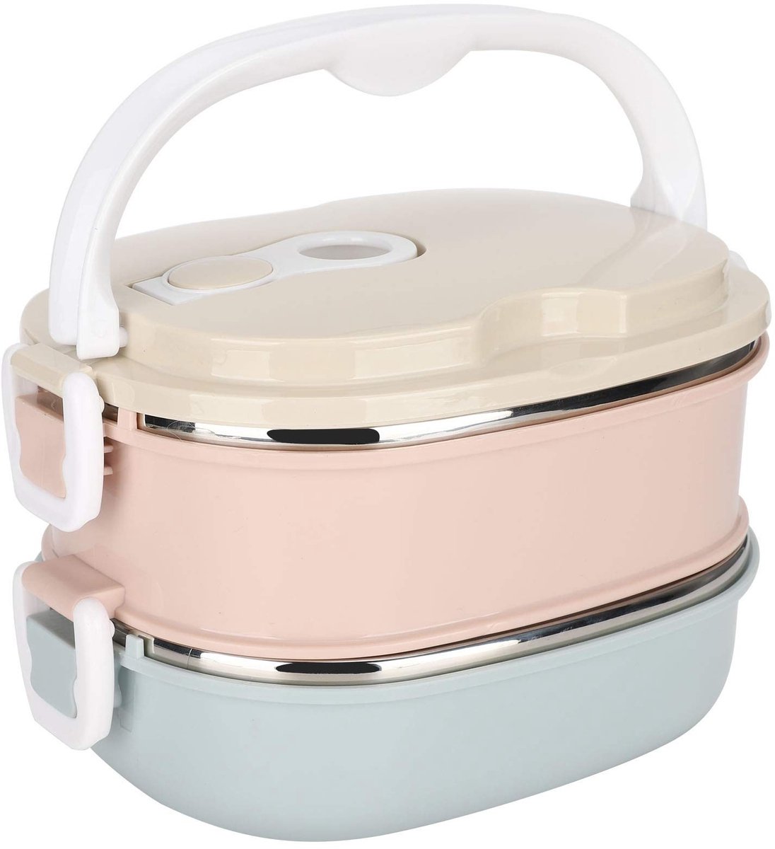Dailygoods- Lunchcontainer Thermisch Geïsoleerd - Roestvrij Stalen Voedselcontainer - Draa
