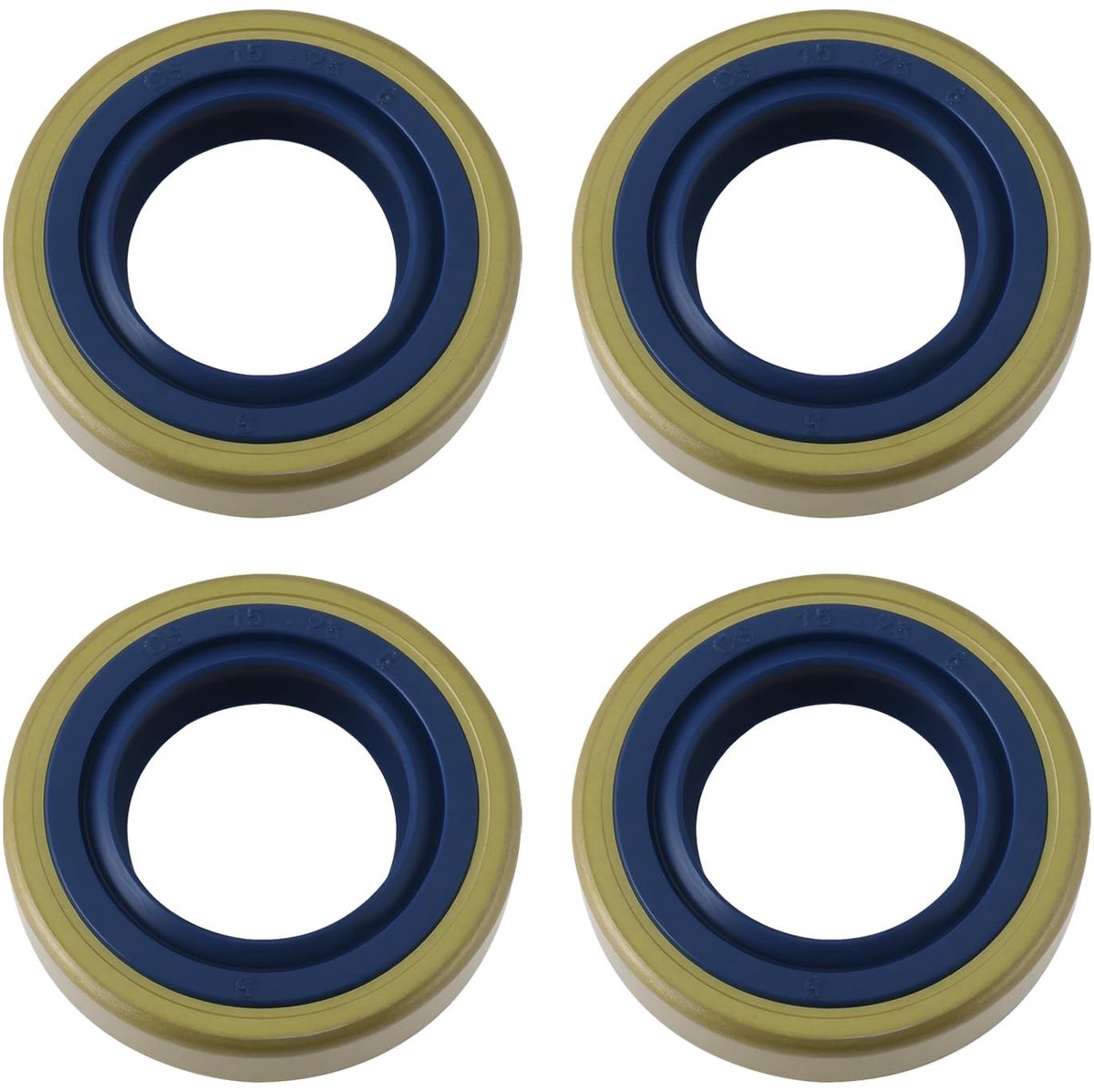 Dailygoods- Oliekeerring 4 Stuks - Afdichting - Compatibel met Husqvarna K750/K760 - Buitendiameter 26 mm - Binnendiameter 14 mm - Dikte 6 mm - Afdichtring
